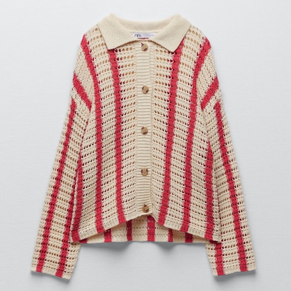 Zara Crochet Cardigan